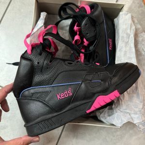 VINTAGE Keds Women High Top Sneakers Retro Sneakers Size 7.5 Deadstock rare